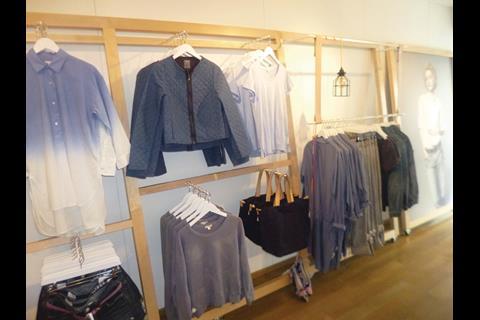 This small unit neither looks nor feels like an interior from the all-American purveyor of casualwear.